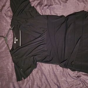 Black cocktail dress